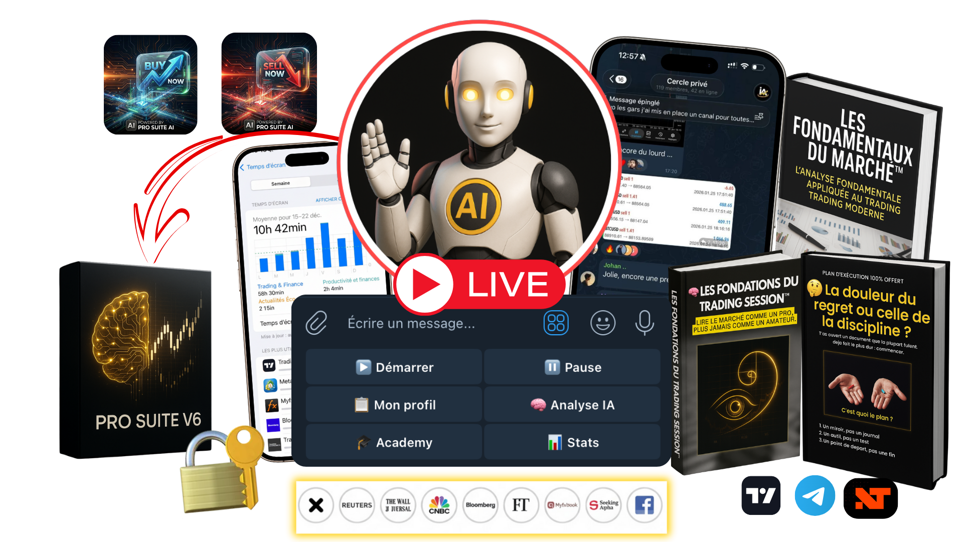 ProSuite AI : Bot de Trading IA avec Signaux MT5 et NT8